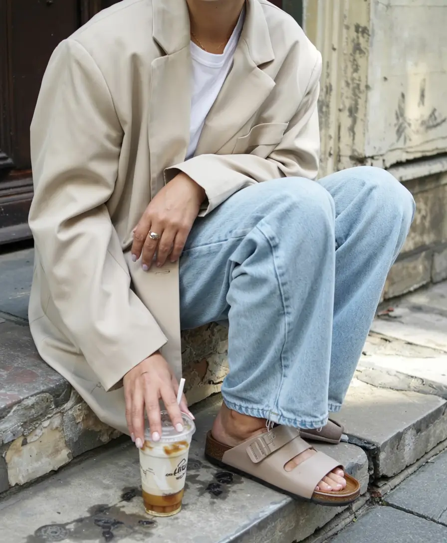 fall fashion outfits ideas 2025+Latte Layers for Transitional Days