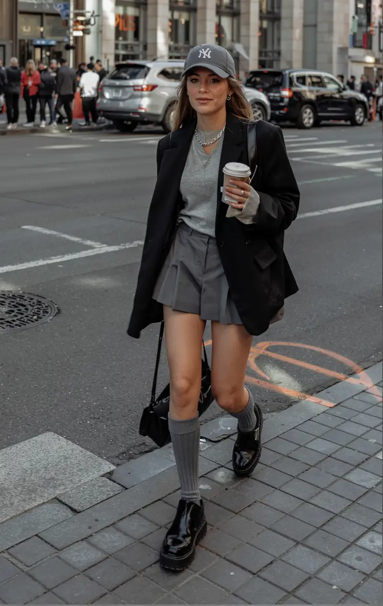 fall fashion outfits ideas 2025+Varsity Meets Vogue