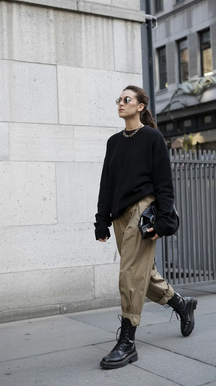 fall fashion outfits ideas 2025+Modern Utility With a Grunge Kick