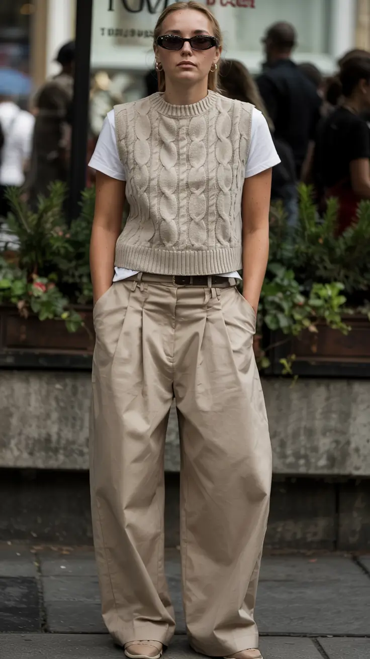 fall fashion trends for women 2025 Sweater Vest Street Smart