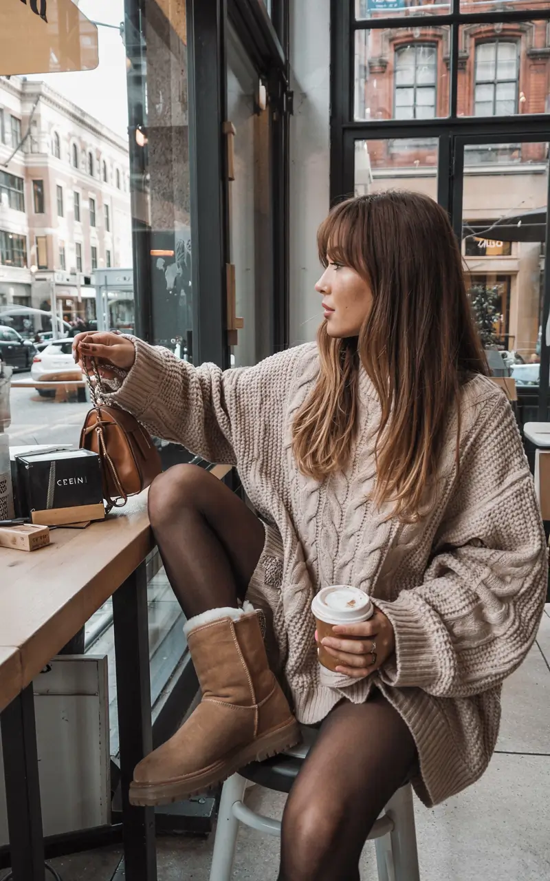 fall fashion trends for women 2025 Oversized Knits & Cozy Vibes