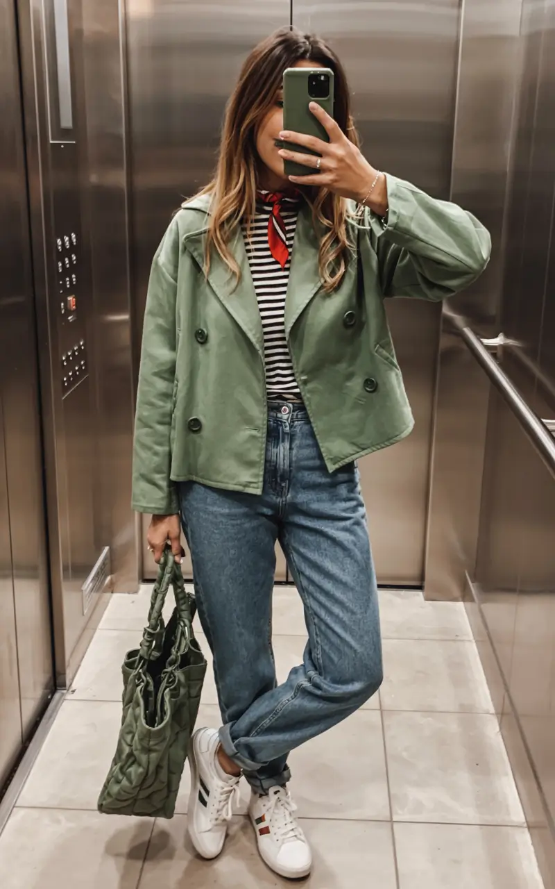 fall fashion trends for women 2025 Retro Cool, Elevator Edition