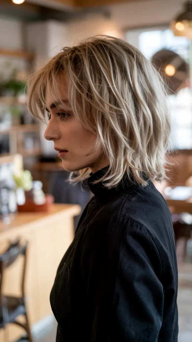 fall hair color ideas 2025 for women over 50+Scandinavian-Blonde-Shag-with-Soft-Fringe