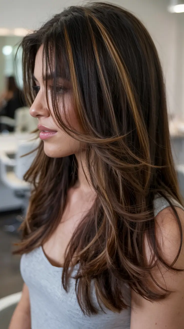 fall hair color ideas 2025 Caramel Rooted Blonde Balayage
