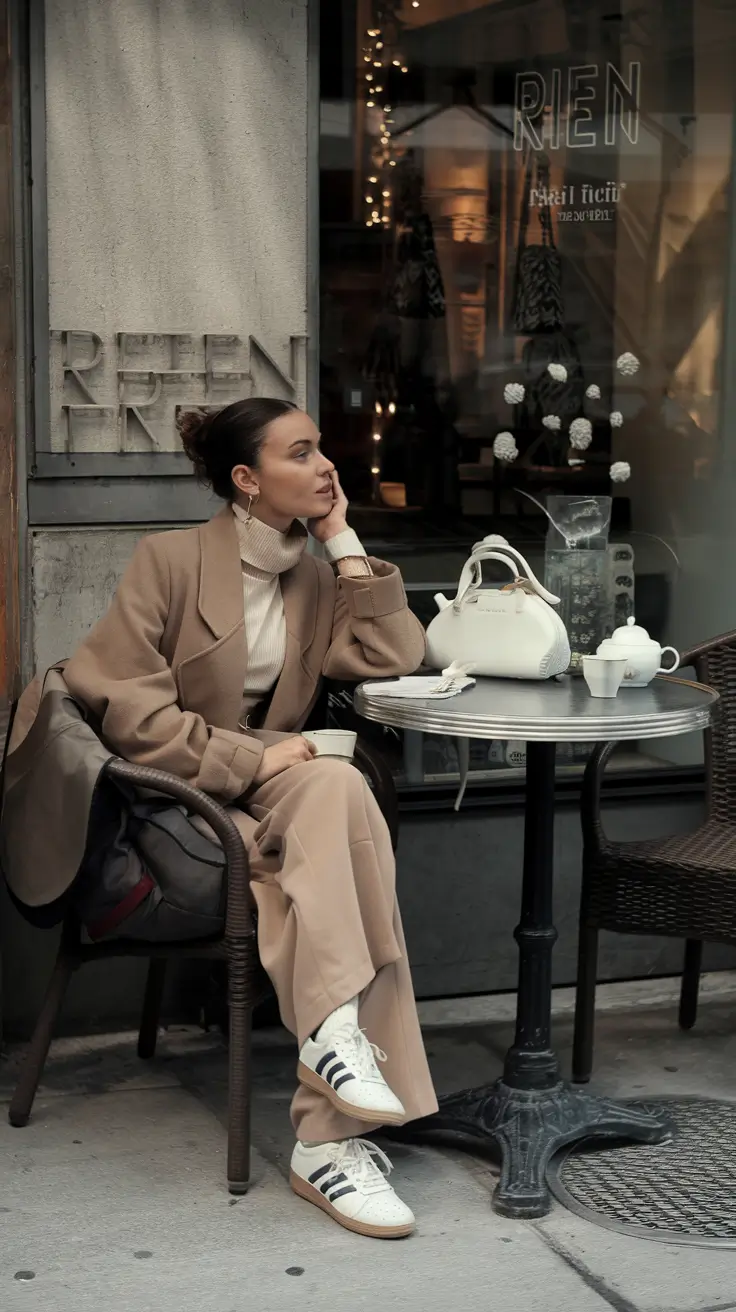 fall old money outfits ideas 2025+Laid-Back Aristocrat in Tailored Neutrals