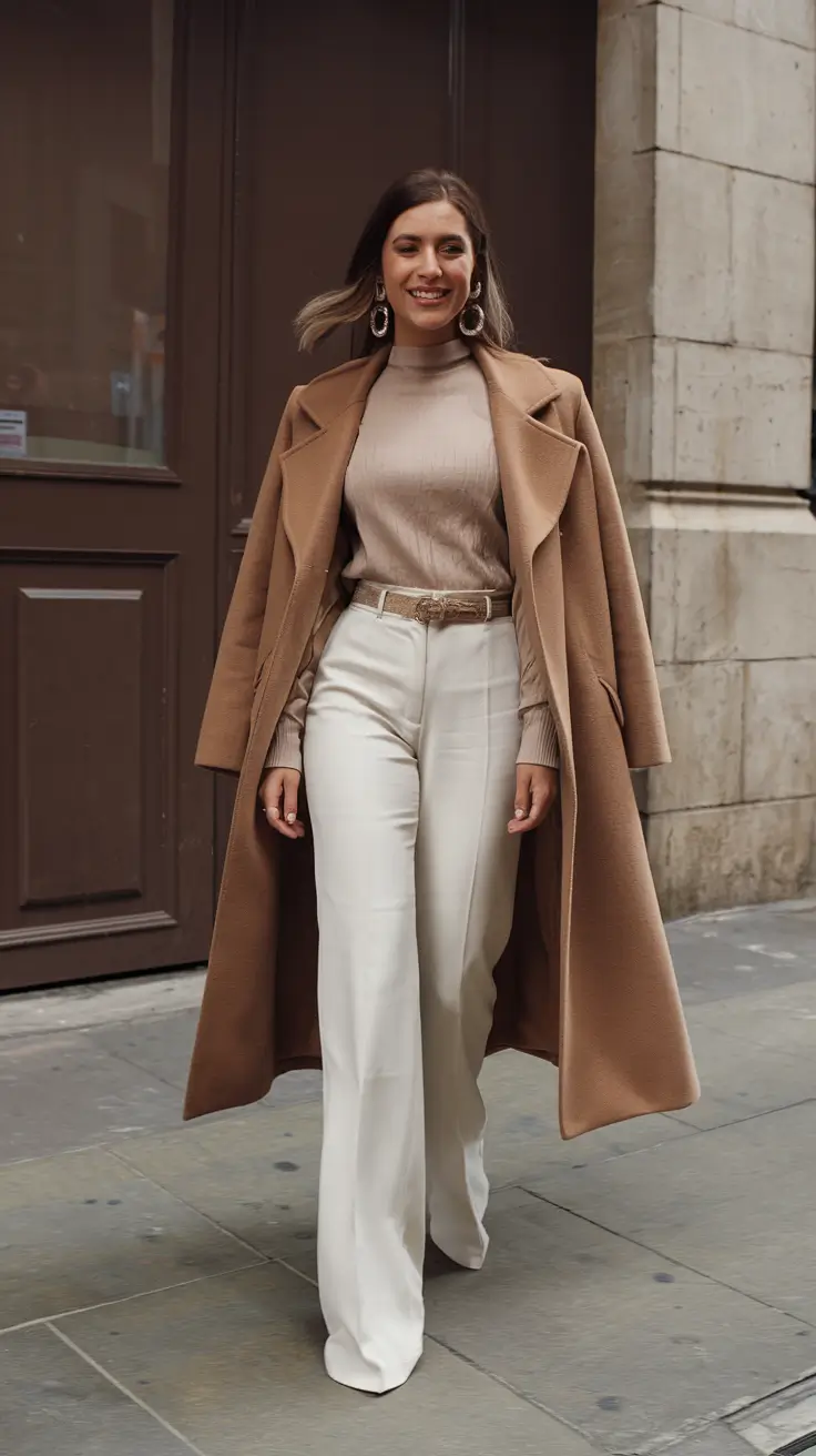 fall old money outfits ideas 2025 Camel Coats and Whispered Wealth