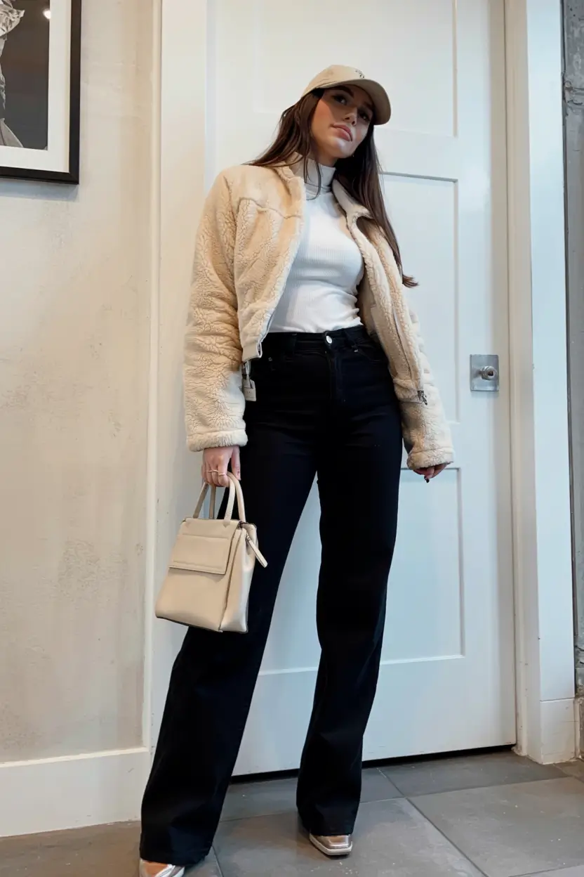 fall outfits latina women - cute ideas 2025 Fluffy Neutrals With a Touch of Cool