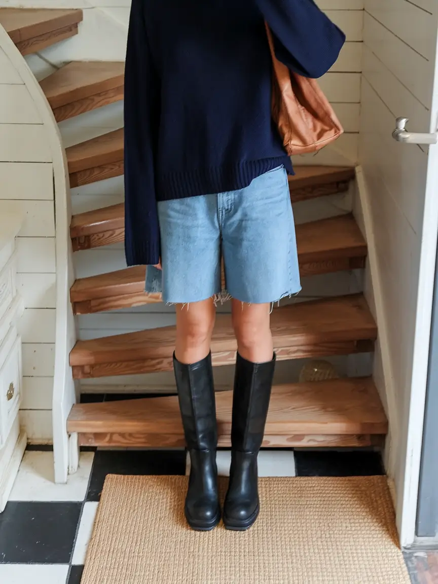 fall outfits with boots trendy ideas 2025 Relaxed Retro With a Modern Twist