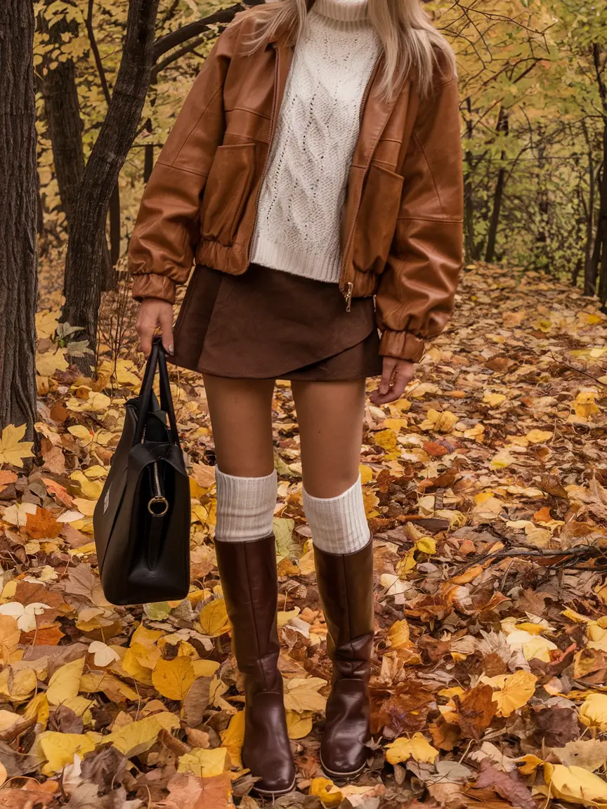 fall outfits with boots trendy ideas 2025 Golden Hour Stroll Vibes