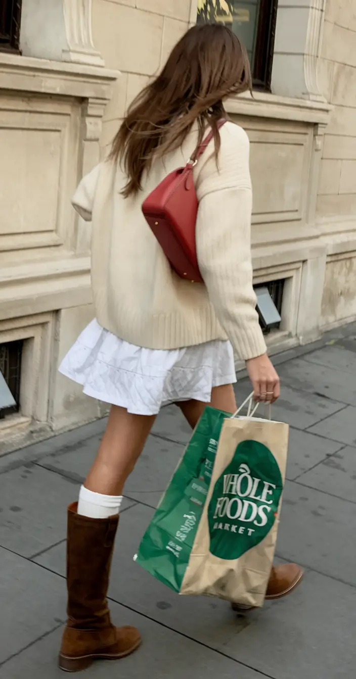 fall outfits with boots trendy ideas 2025 Farmer’s Market Charm in Cozy Neutrals