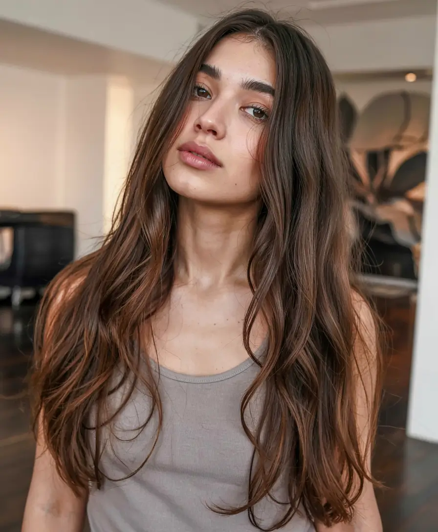 fall oval face haircuts ideas 2025 Romantic Soft Waves with Casual Volume
