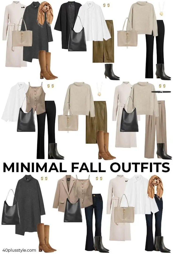fall plus size capsule wardrobe ideas 2025 Neutral Foundations for Refined Minimalism