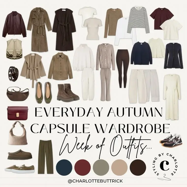 fall plus size capsule wardrobe ideas 2025 Neutral Comfort That Feels Intentional