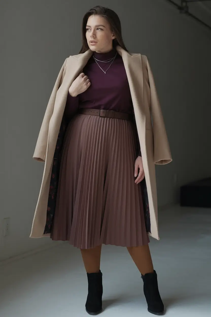 fall plus size outfits ideas 2025 Mulberry Mood: Fall Layers Done Right