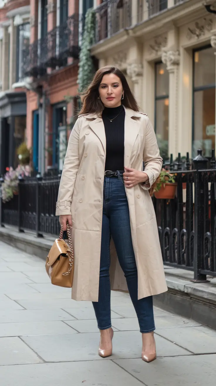 fall plus size outfits ideas 2025 Urban Fall Uniform: Timeless and Tailored