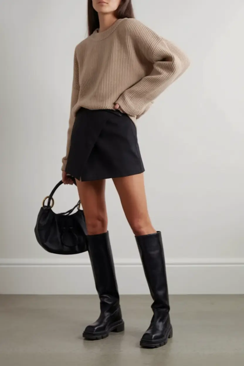 fall transition outfits ideas 2025 Neutral Layers That Never Miss