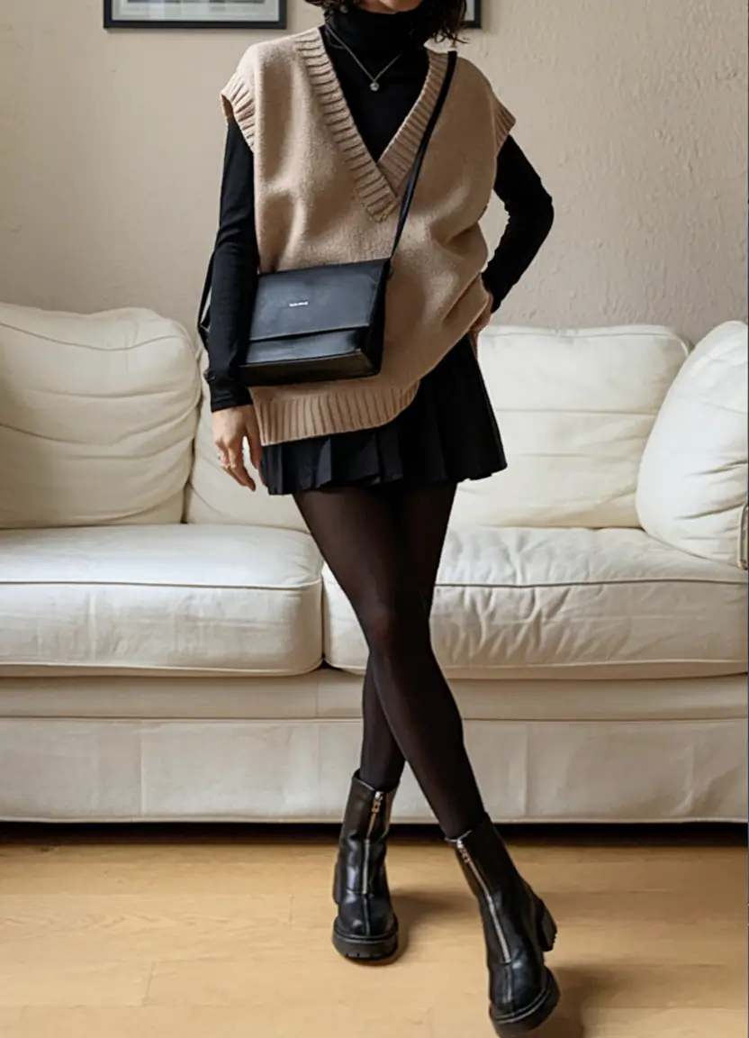 fall transition outfits ideas 2025 Retro Academia With a Modern Edge