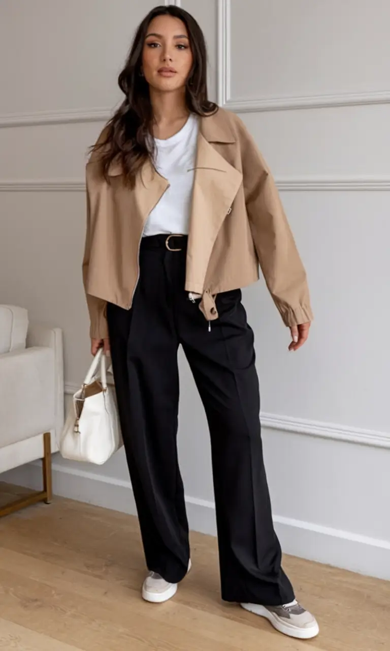 fall transition outfits ideas 2025 Effortless Classic With Modern Detail