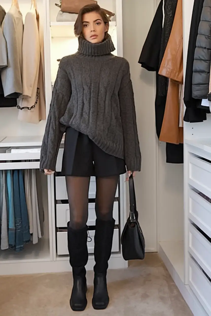 fall transition outfits ideas 2025 Chunky Layers That Still Breathe