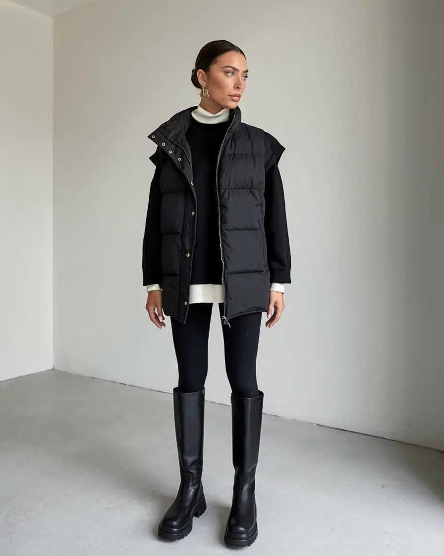 fall transition outfits ideas 2025 Layered Utility With Nordic Calm