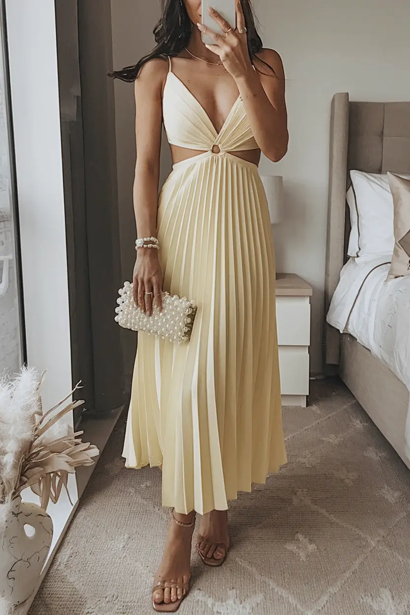 fall wedding guest dress ideas 2025 Butter Yellow With a Twist