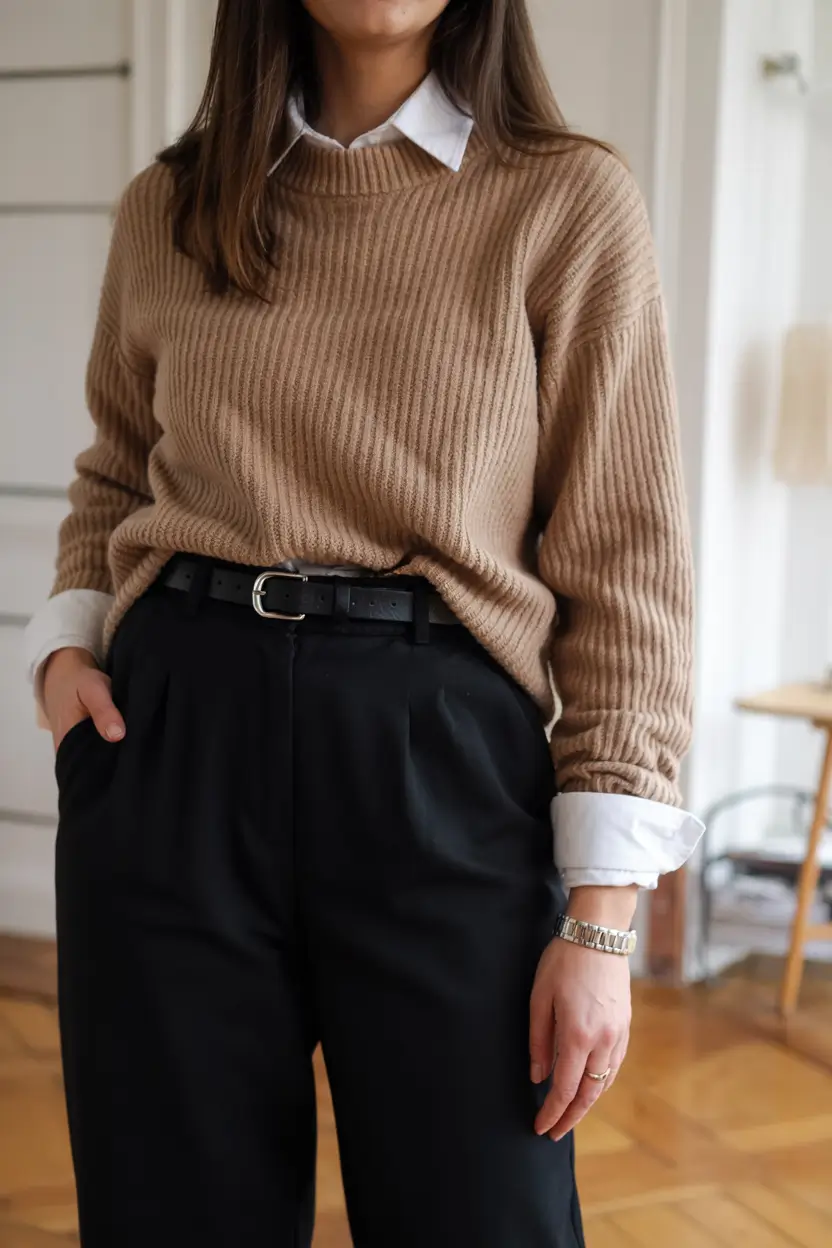 fall work outfits for women+Layered Classics, Always Relevant