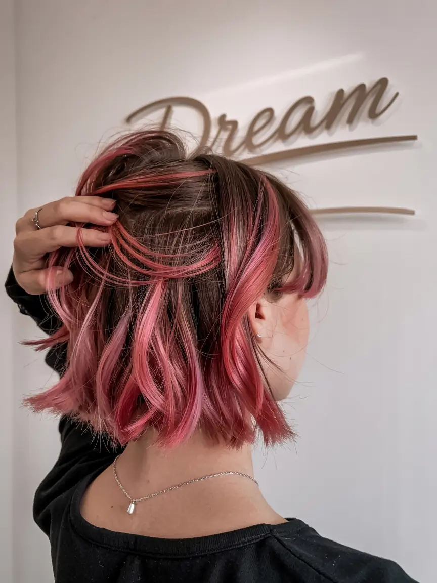 Fun fall hair colors 2025 Candy Ribbon Underdye