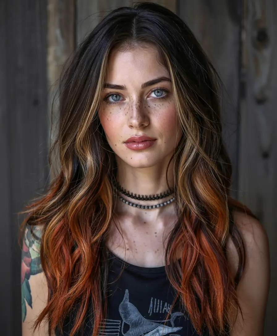 Fun fall hair colors 2025 Cinnamon Copper Ends
