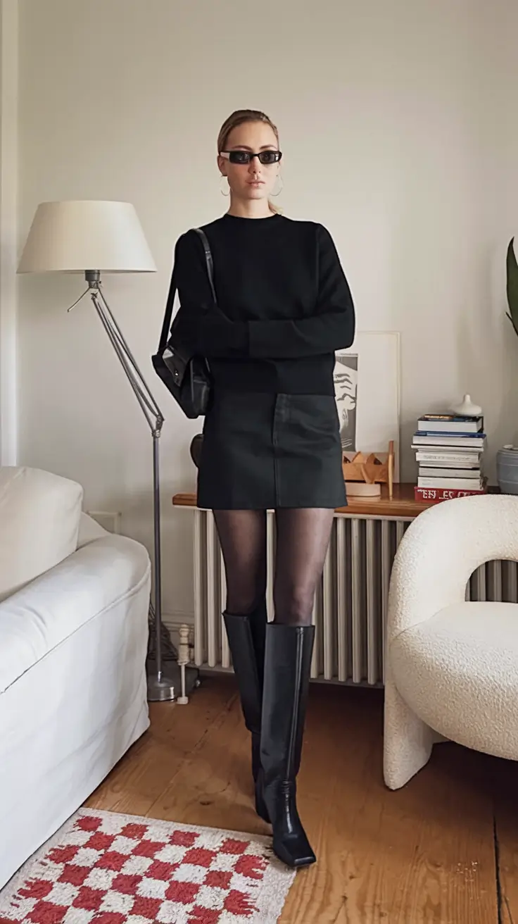 new fall outfits ideas Monochrome Minimalism with Maximum Power