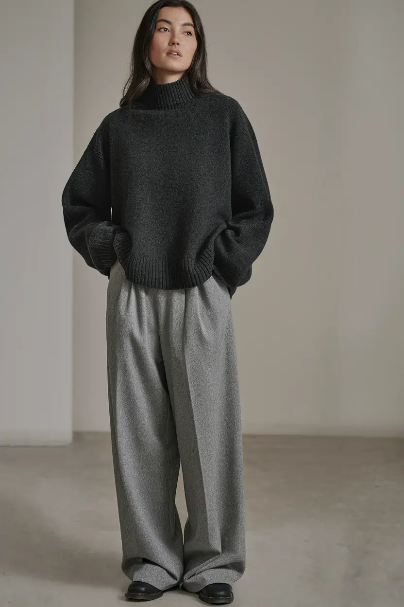 new fall outfits ideas Androgynous Layers with Studio Calm