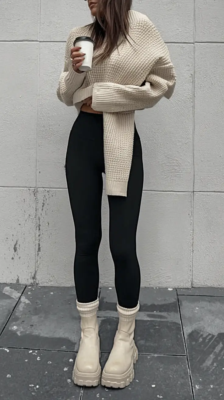 new fall outfits ideas Snow-Ready Neutral Athluxury