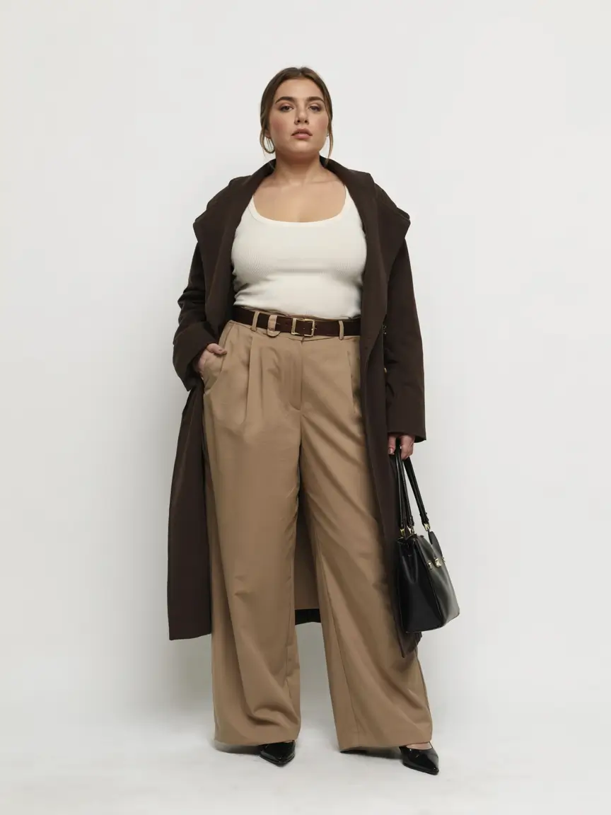 midsize fall outfits ideas 2025+Layered Knit Dress for Transitional Weather