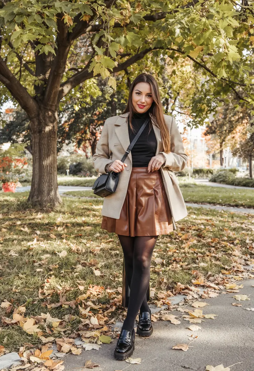 midsize fall outfits ideas 2025+Power Suiting in Rosy Tones