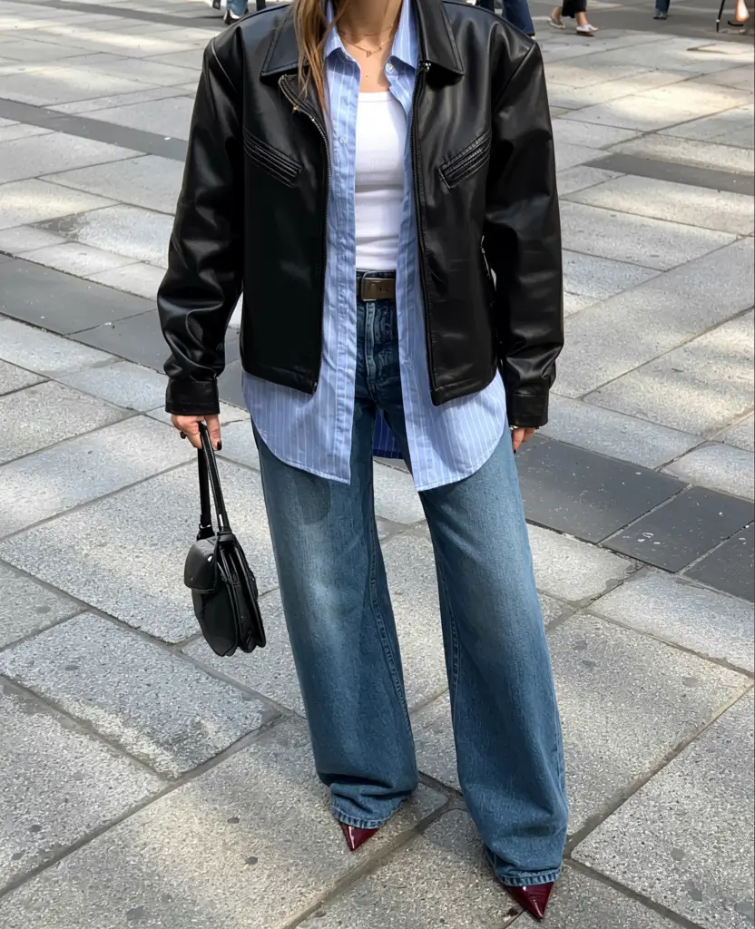 new 2025 fall fashion outfits ideas 2025 Layered Cool With Subtle Grunge