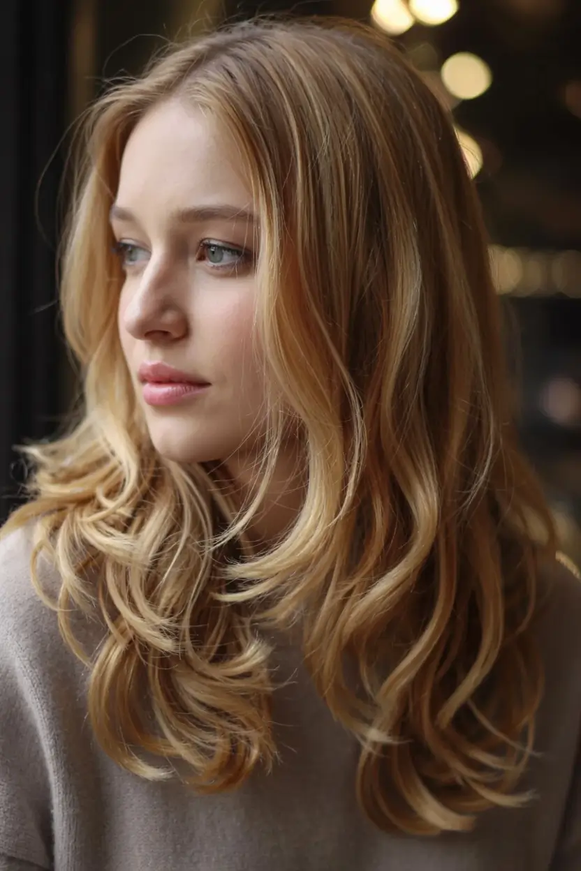 new haicuts - august 2025 ideas Creamy Honey Blonde Layers