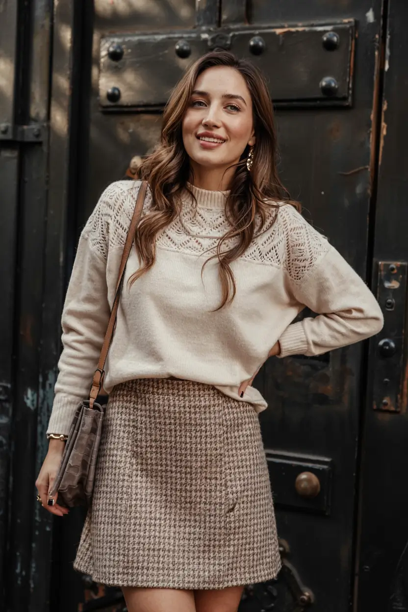 new ideas 2025 fall style for women+Cozy Preppy With a Hint of Retro