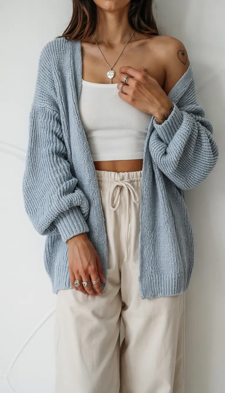 new ideas 2025 fall style for women+Cozy Knit Meets Lounge-Luxe