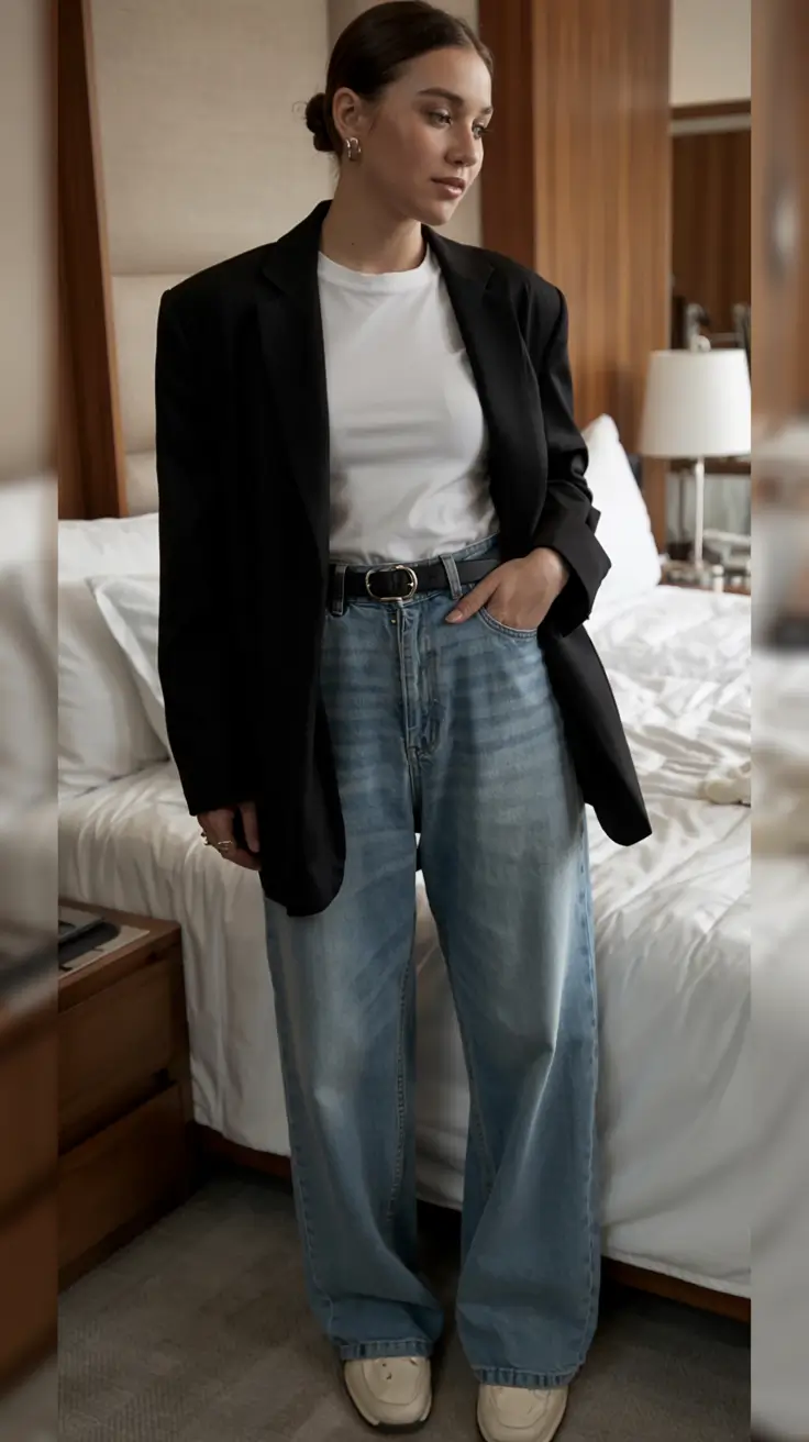 new ideas 2025 fall style for women+Slouchy Blazer & Denim, but Elevated