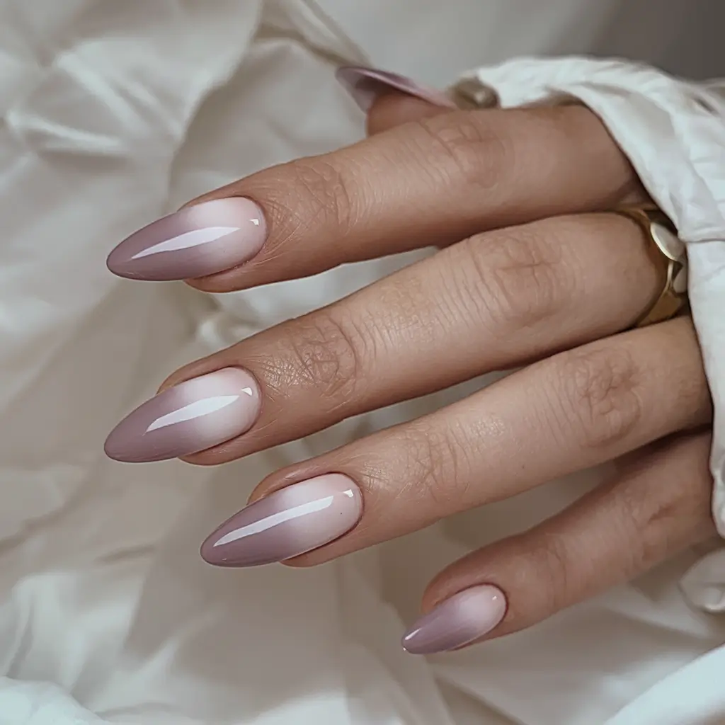 ombre nail designs to try summer 2025 Mauve Whisper Ombre