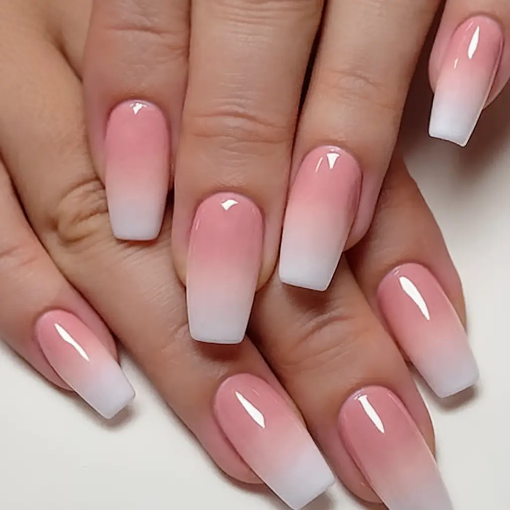 ombre nail looks for summer 2025 Classic French Fade Reinvented