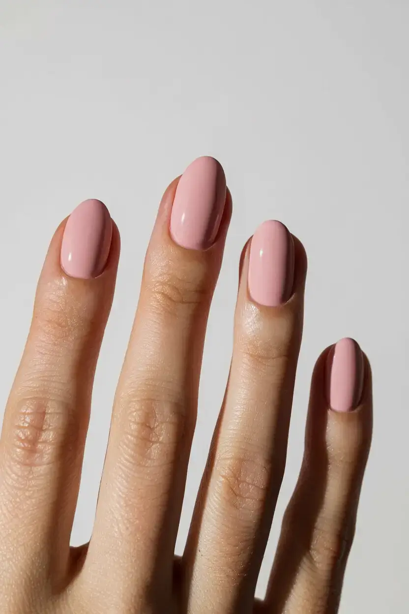 oval nail inspo for summer 2025 looks Modern Bubblegum Minimalism
