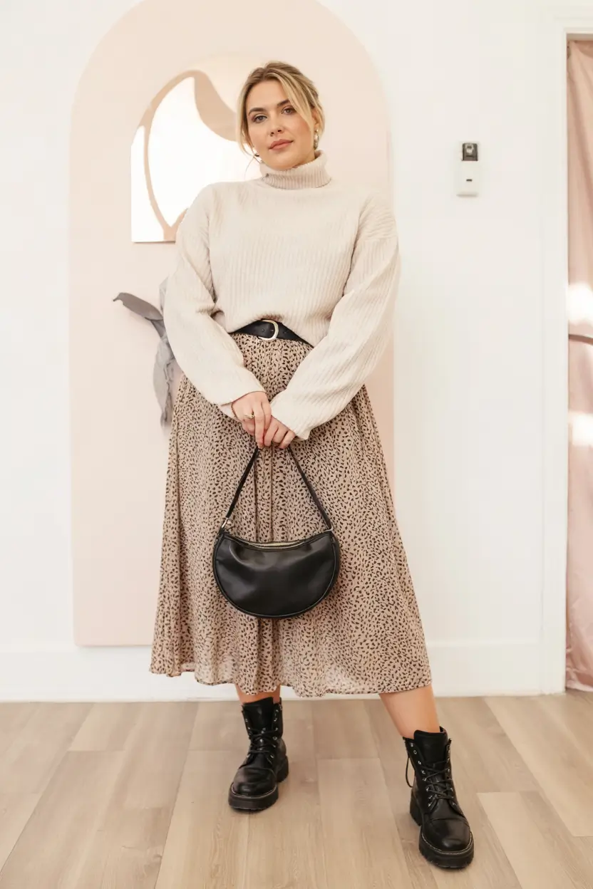 plus size fall fashion ideas 2025 Wildly Feminine with a Hint of Edge