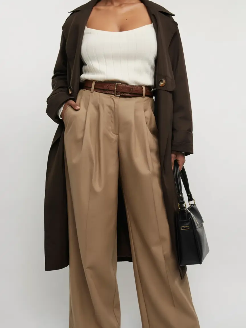 plus size fall fashion ideas 2025 Clean Sophistication with a Twist