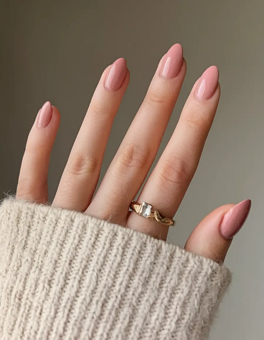 pretty summer nails youll want in 2025 Blush Almond Simplicity