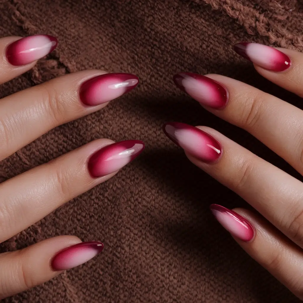 pretty summer nails youll want in 2025 Berry Bloom Glow
