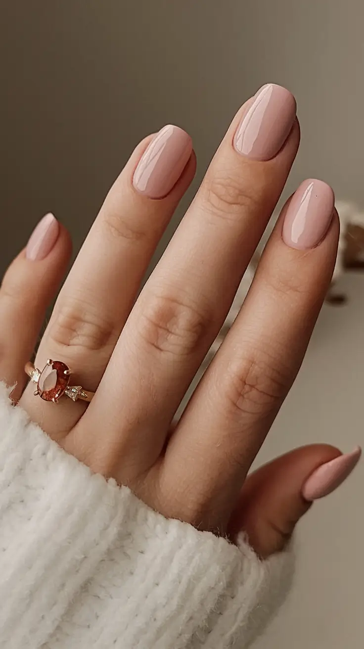 short acrylic nails for summer 2025 vibes Blush Almond Elegance