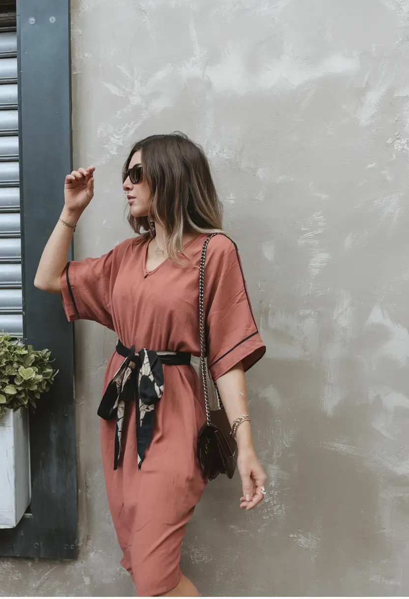 stylish july 2025 outfits to wear all month Sunset Coral & Vintage Charm