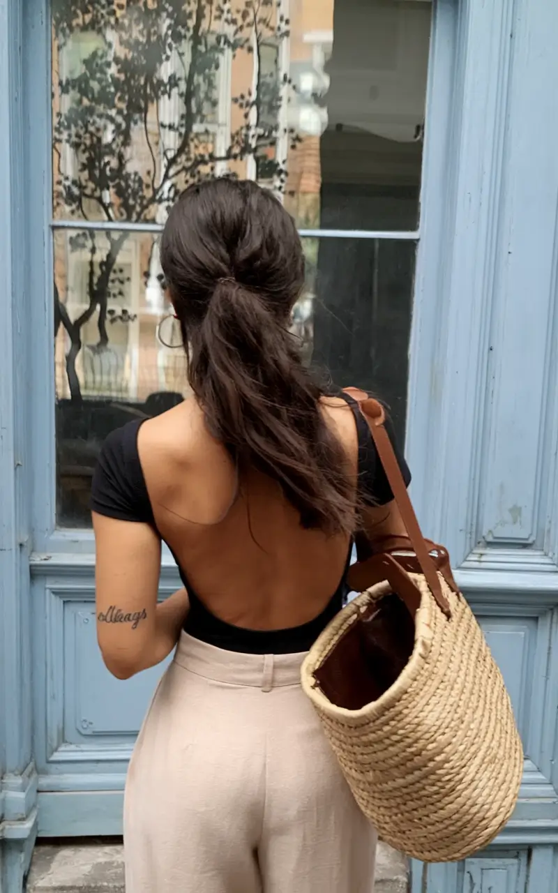 stylish july 2025 outfits to wear all month Open-Back Ease with Parisian Flair