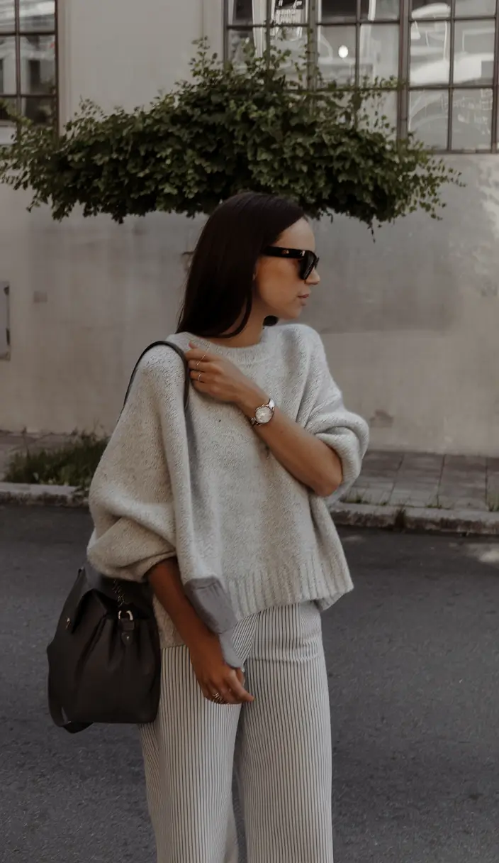 trendy fall outfits for women over 40 - ideas 2025 Relaxed Texture in Soft Morning Tones