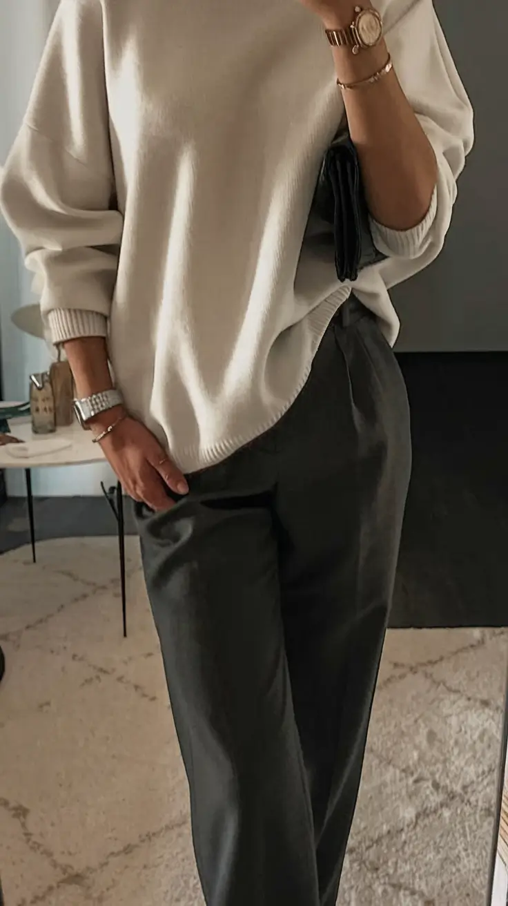 trendy fall outfits for women over 40 - ideas 2025 Polished Neutrals with Effortless Vibes